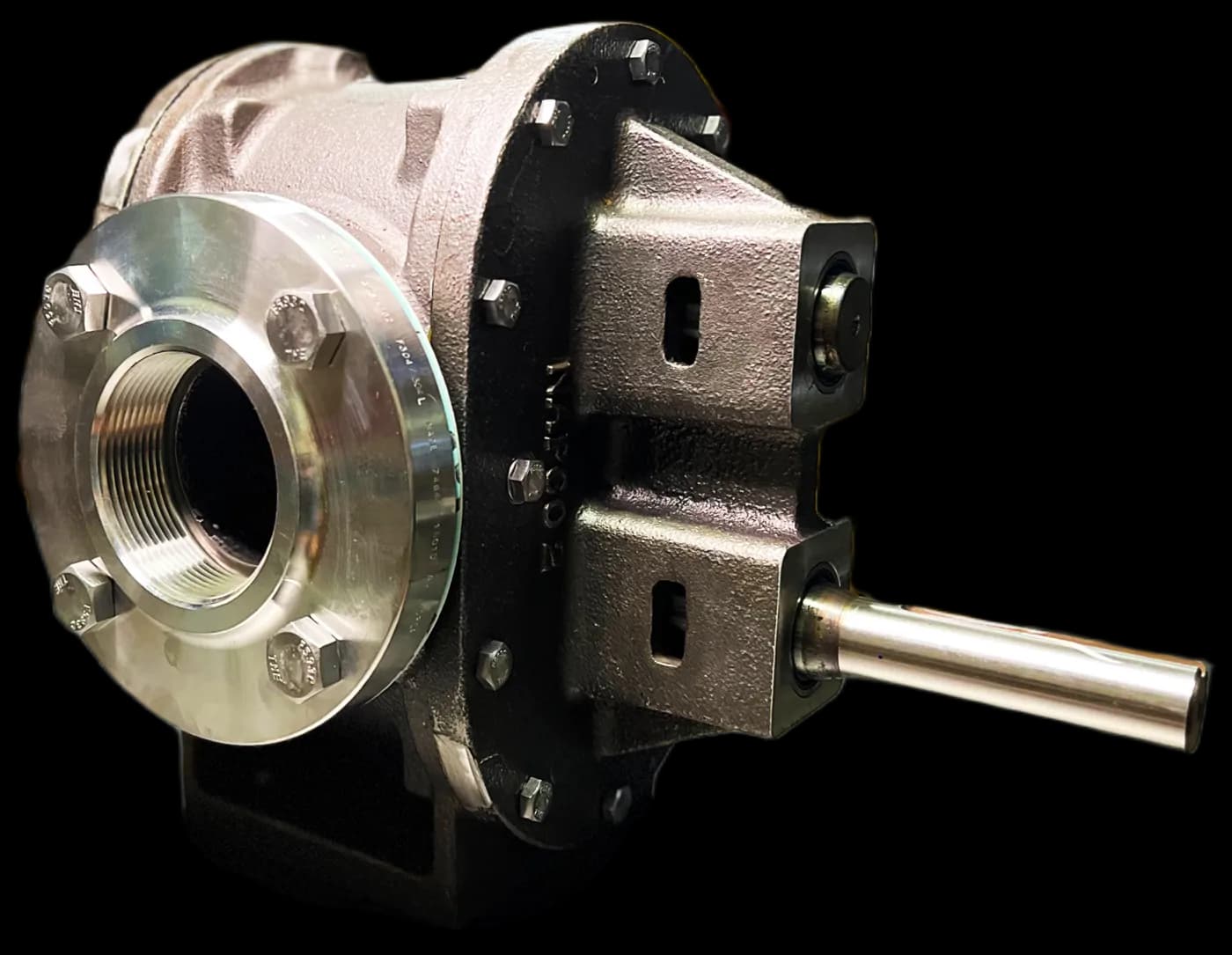 NAPCO 304 stainless steel rotary gear pump for ammonium nitrate emulsion transfer
