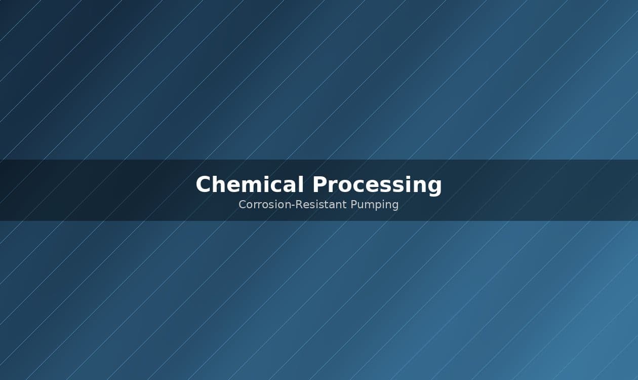Gear Pumps for Chemical Transfer